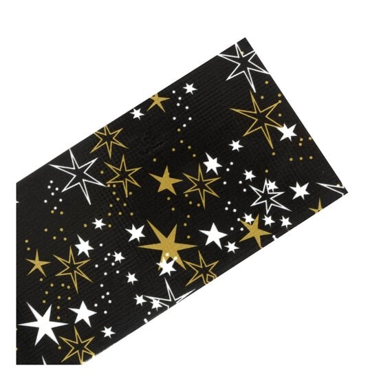 Gold and  White Star Duct Tape 48mm x 10m image number 4