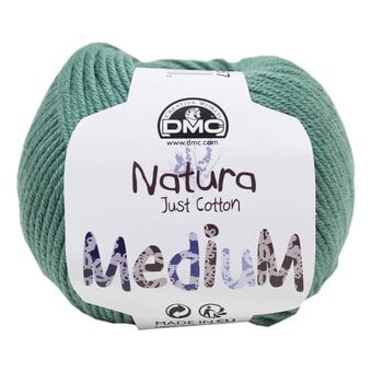 DMC 87 Jade Green Natura Medium Crochet Yarn 50g