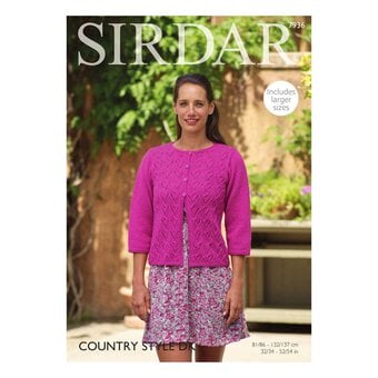 Sirdar Country Style DK Cardigan Digital Pattern 7936