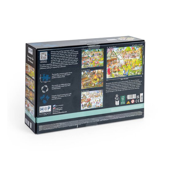 Seasons on the Green Jigsaw Puzzle 500 Pieces 4 Pack image number 3