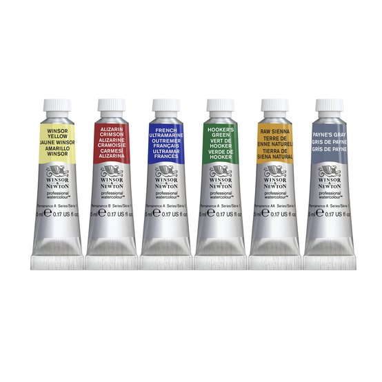 Winsor & Newton Professional Watercolour Foundation Set 5ml 6 Pack image number 5