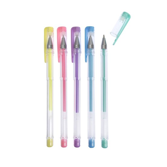 Pastel Gel Pens 5 Pack image number 1
