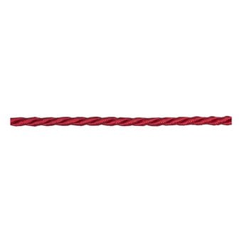 Red 6mm Cord Trim by the Metre