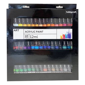 Acrylic Paint Set 12ml 48 Pack
