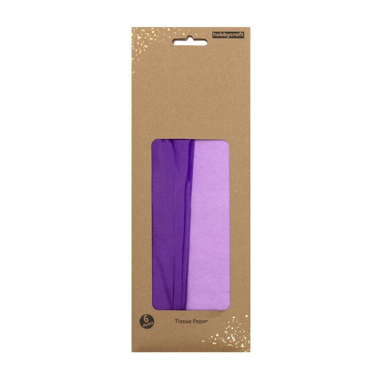 Violet and Lavender Tissue Paper 50cm x 75cm 6 Pack image number 4
