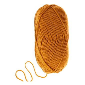 Knitcraft Mustard Everyday Aran Yarn 100g image number 3
