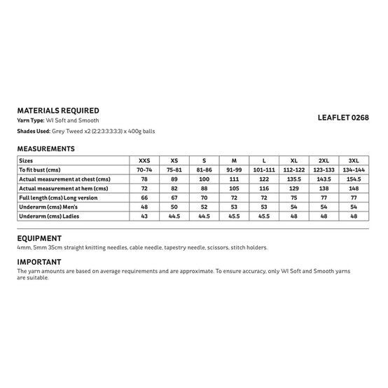 Knitcraft Great Outdoors Jumper Pattern 0268 image number 2