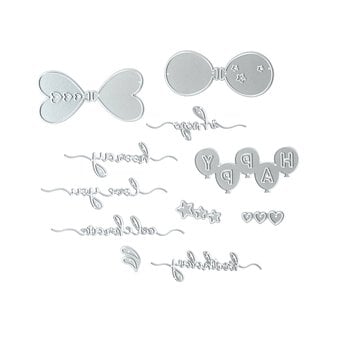 Sizzix Thinlits Balloon Occasions Dies 11 Pieces image number 2