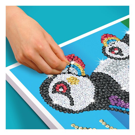 Kitfix Puffins Sequin Art Red Kit image number 6