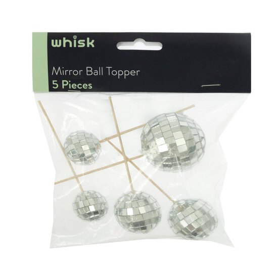 Whisk Mirror Ball Topper 5 Pack  image number 4
