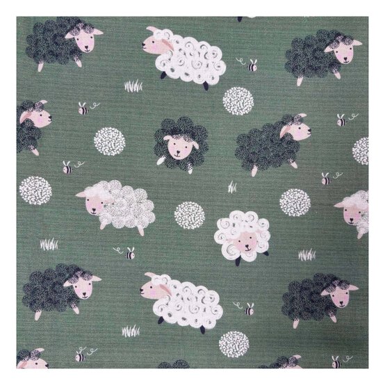 Bramble & Bumble Woolly Sheep Cotton Fabric by the Metre image number 2