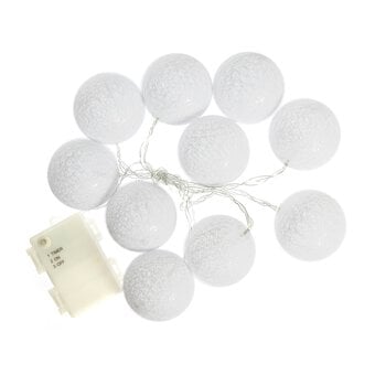 LED Cotton Ball Lights 1.65m