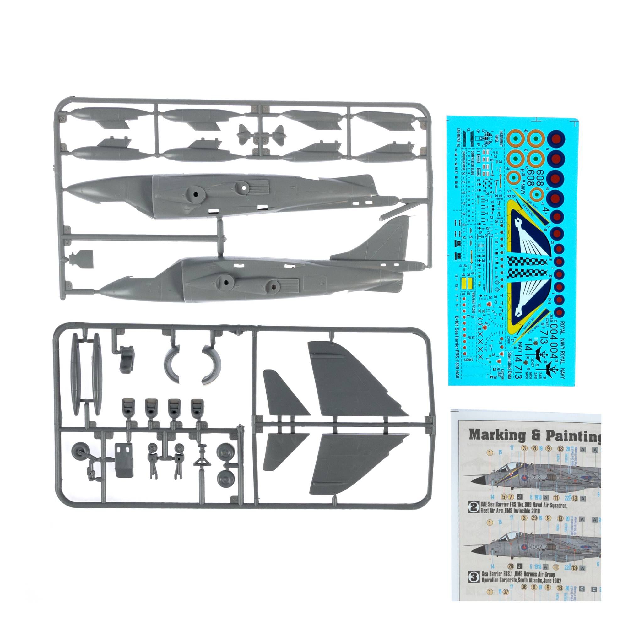 MisterCraft Harrier FRS.1 50 Years 800 NAS Model Kit 172 Hobbycraft