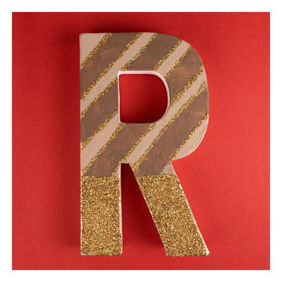 Mache Letter R 20cm image number 2