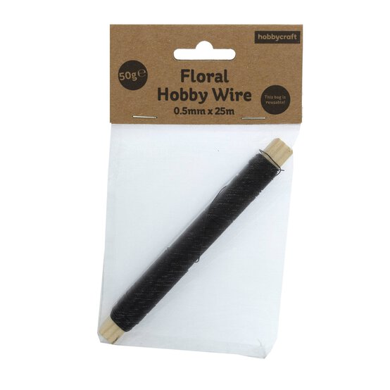 Black Metallic Wire 0.5mm x 25m image number 4