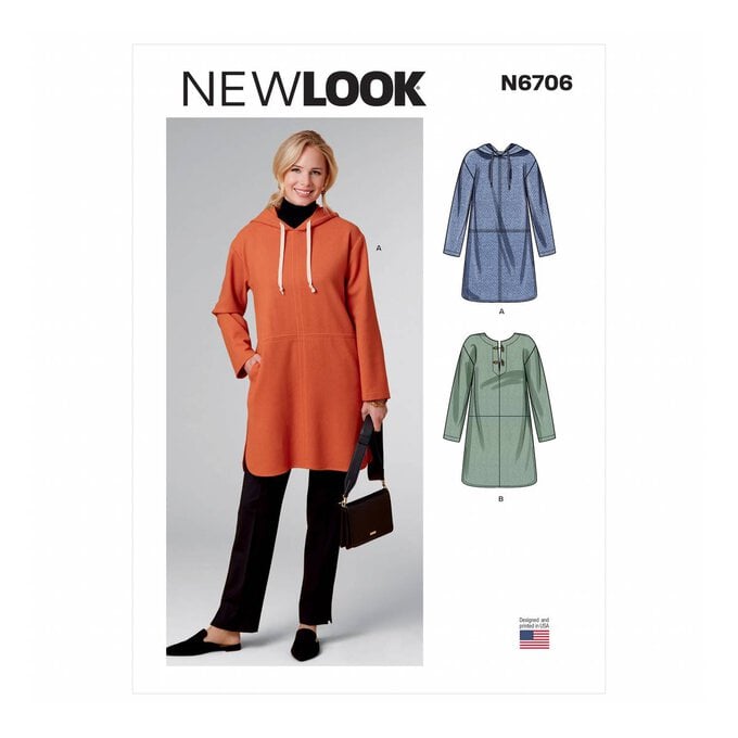 New Look Women's Jacket Sewing Pattern 6706 (XS-XXL) image number 1