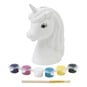 Paint Your Own Unicorn Head Money Box image number 1