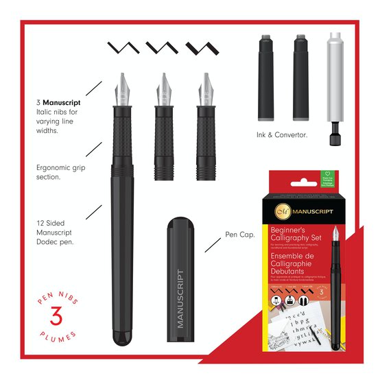 Manuscript Beginner's Calligraphy Set image number 4