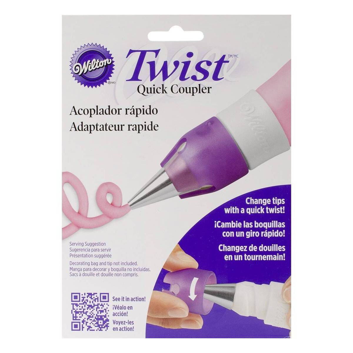 Wilton Twist Quick Coupler 5 Pieces Hobbycraft