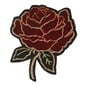 Eternal Rose Iron-On Patch 8cm x 8cm image number 1