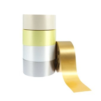 Gold Poly Ribbon 5cm x 91m  image number 5