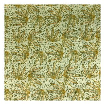 Yellow Coral Crinkle Fabric by the Metre