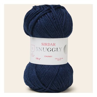 Sirdar Light Navy Snuggly Chunky 100g 