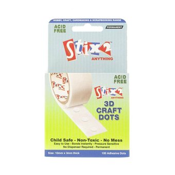 Stix 2 Anything 3D Craft Dots 100 Pack