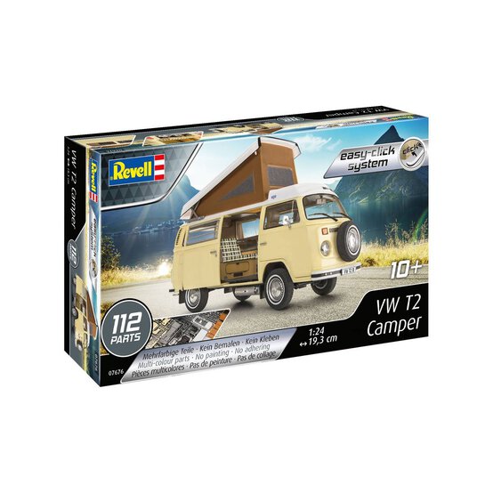 Revell Easy Click VW T2 Camper Model Kit 1:24 image number 1
