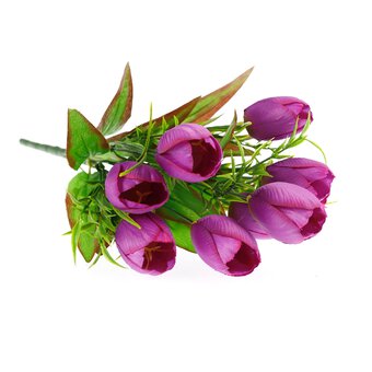 Purple Tulip Bouquet 40cm image number 3