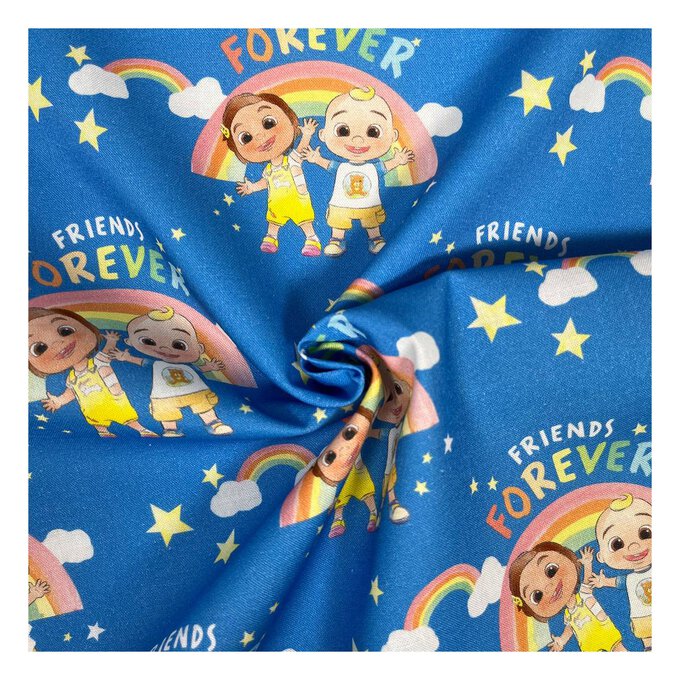 Cocomelon Friends Forever Cotton Fabric by the Metre image number 1