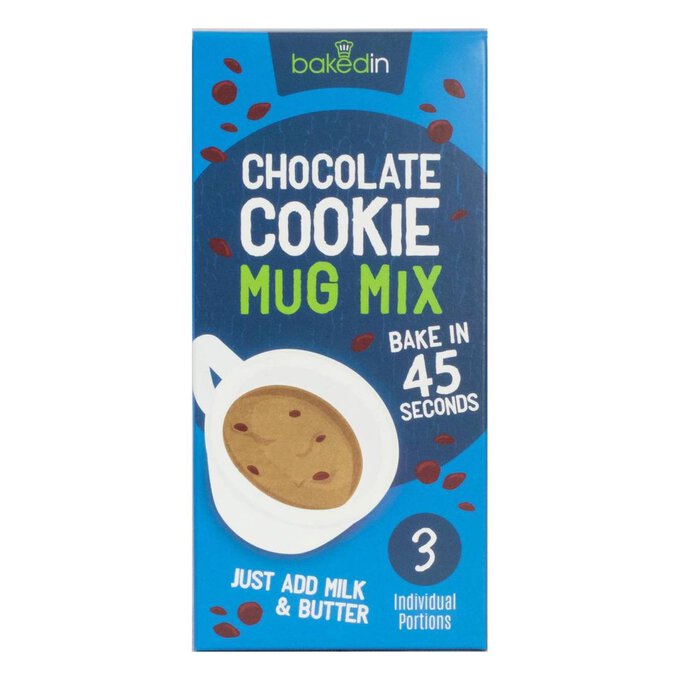 Bakedin Chocolate Cookie Mug Mix 3 Pack image number 1