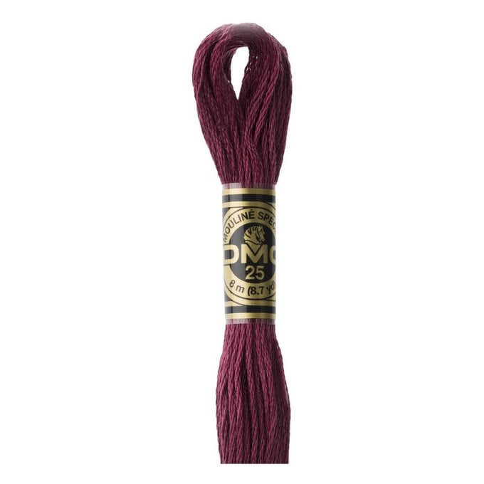 DMC Purple Mouline Special 25 Cotton Thread 8m (3802) image number 1