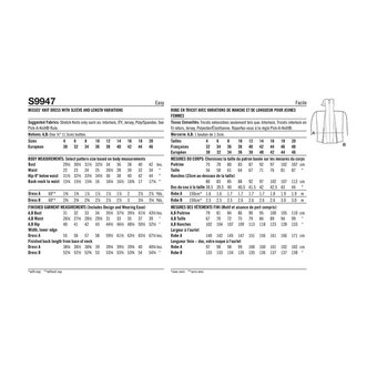 Simplicity Women's Dress Sewing Pattern S9947 (P5 12-20)