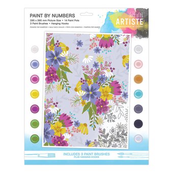 Artiste Crowded Florals Paint by Numbers