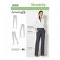 Simplicity Amazing Fit Trousers Sewing Pattern 8056 (20-28) image number 1