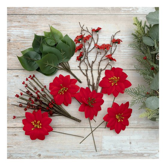 Christmas Floral Accessories Pack image number 1