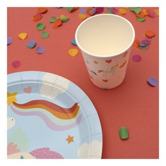 Unicorn Party Paper Cups 8 Pack