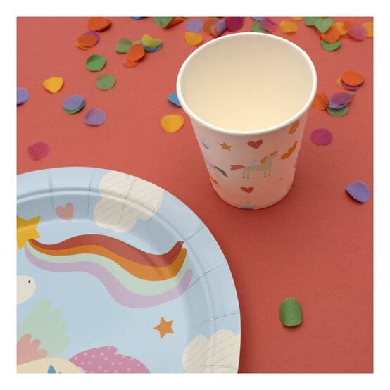Unicorn Party Paper Cups 8 Pack image number 2