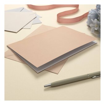 Pastel Cards and Envelopes 5 x 7 Inches 12 Pack