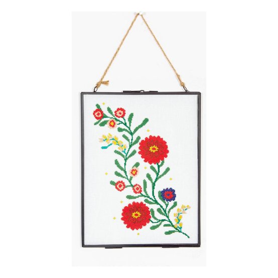 FREE PATTERN DMC Peonies Cross Stitch 0188 image number 2