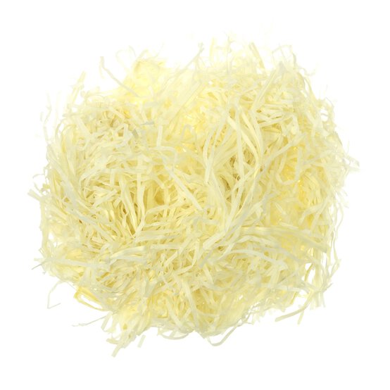 Pale Yellow Shredded Tissue Paper 25g  image number 1