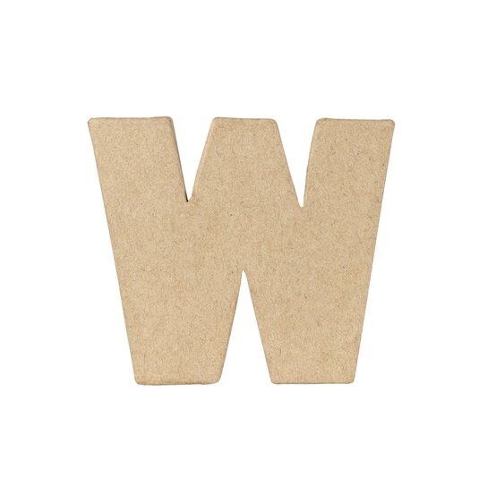 Lowercase Mini Mache Letter W image number 4