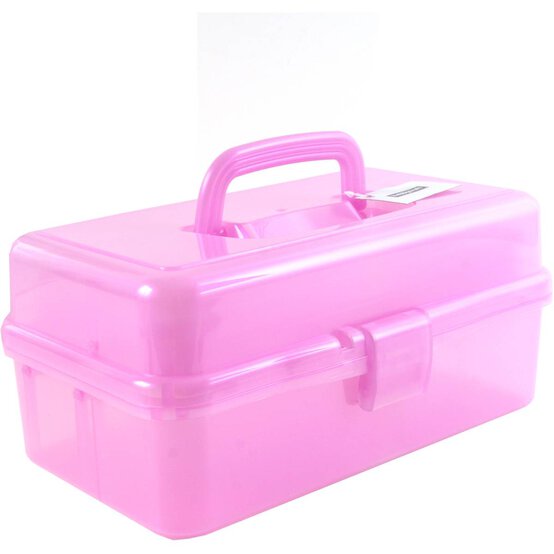 Pale Pink Metallic Caddy 33cm x 20cm x 15cm image number 2