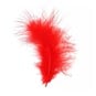 Red Marabou Feathers 3g image number 2