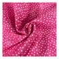 Baby Pink Spotty Cotton Textured Blender Fabric by the Metre image number 1