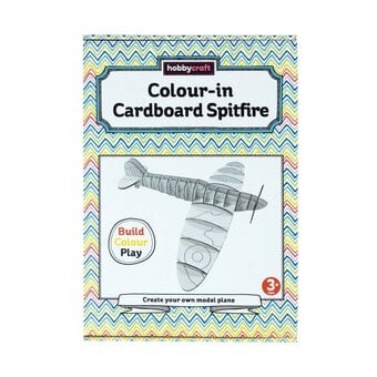 Colour-In Cardboard Spitfire 53cm image number 5