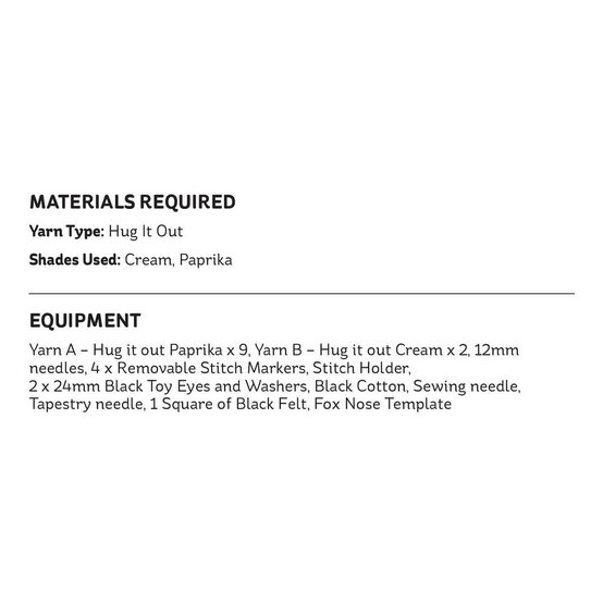 Knitcraft Sincerely Louise Fox Rug Digital Pattern 0063 image number 2