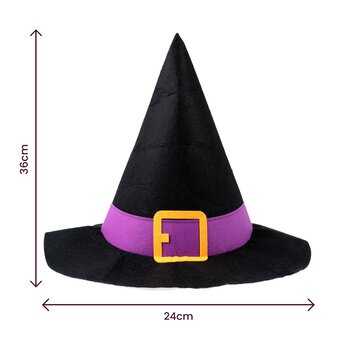 Purple and Black Felt Witch’s Hat | Hobbycraft