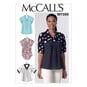 McCall’s V-Neck Tops Sewing Pattern M7359 (XS-M) image number 1